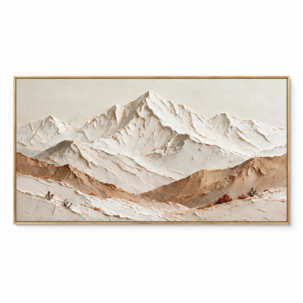 Cream Mountain Panorama with Ochre Ridges — WS-0061 — artwork view