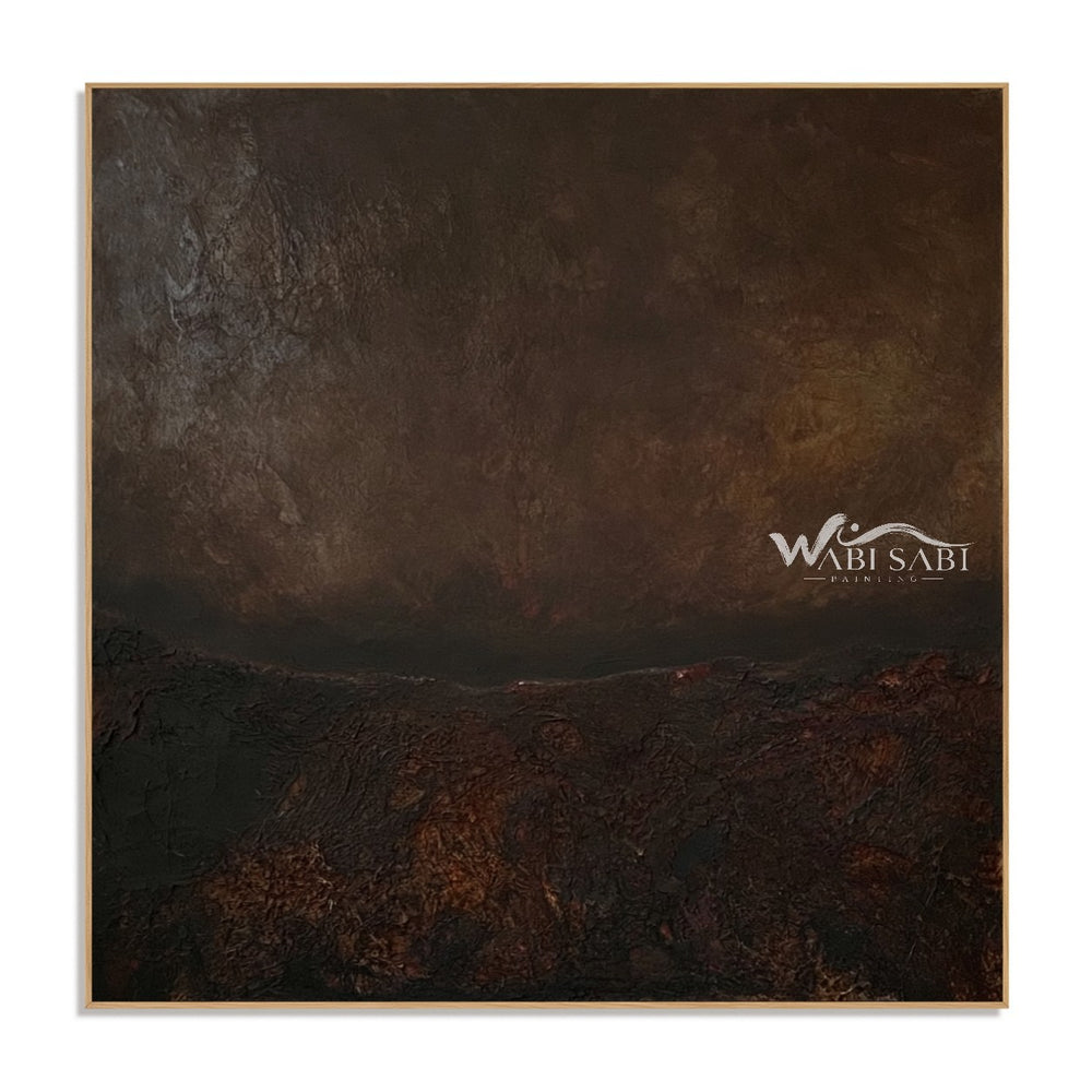 Ember Ground Abstract Painting — WS-0235 — artwork view