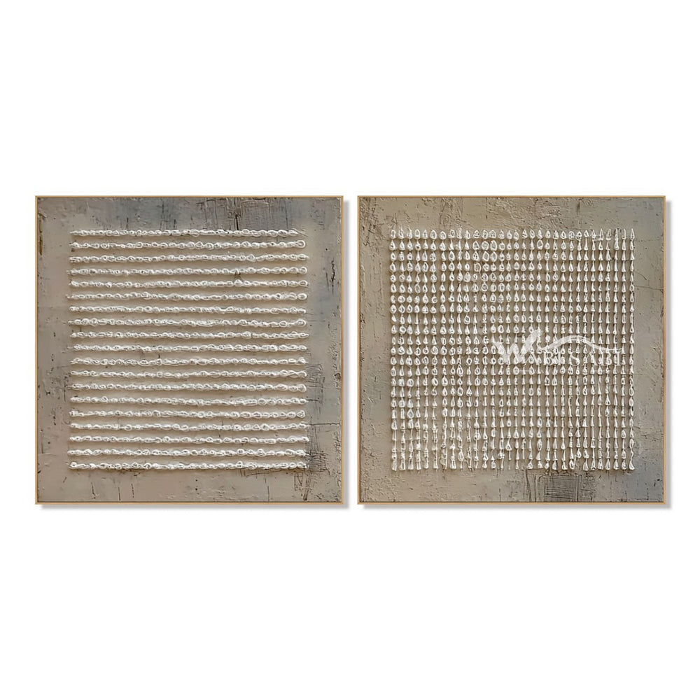 Wavy Lines and Dots 2-Piece Set — WS-0278 — artwork view