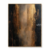 Broad bronze-colored center in black, bronze, gray, gold. Dark outer edges.