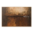 Bronze Divide Textured Wall Art on a white background.