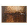 Bronze Divide Textured Wall Art on a white background.