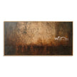 Burnished Dusk Wide Abstract Art on a white background.