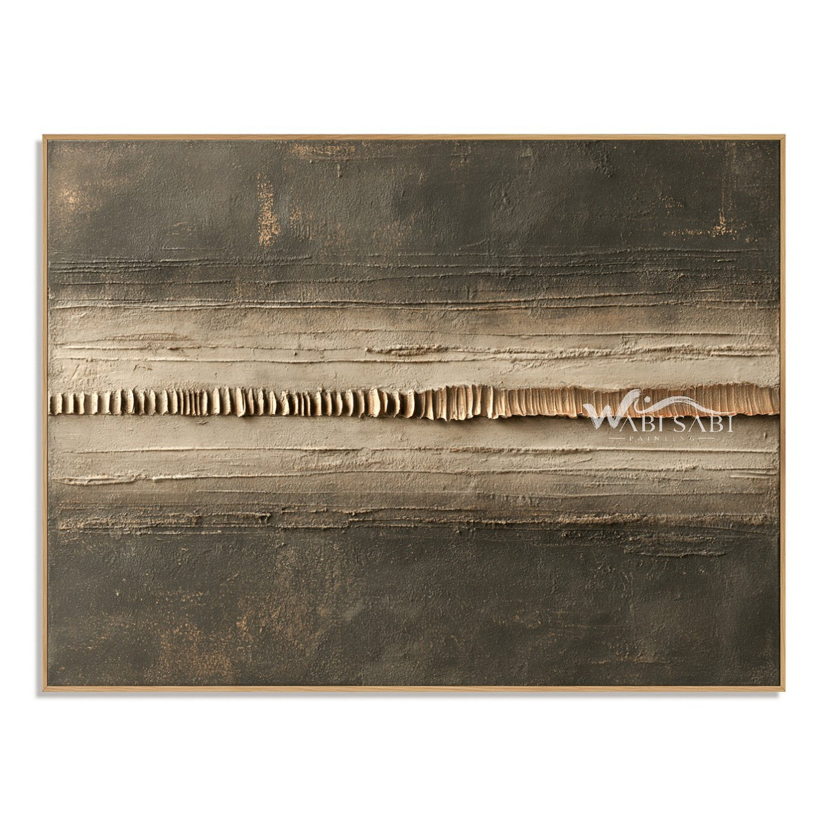 Central Seam in Charcoal and Sand on a white background.