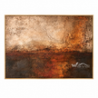 Copper Haze Abstract Canvas Art on a white background.