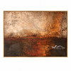 Copper Haze Abstract Canvas Art on a white background.