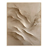 Diagonal Ivory Rock Layers Painting. Diagonal overlapping rock layers.