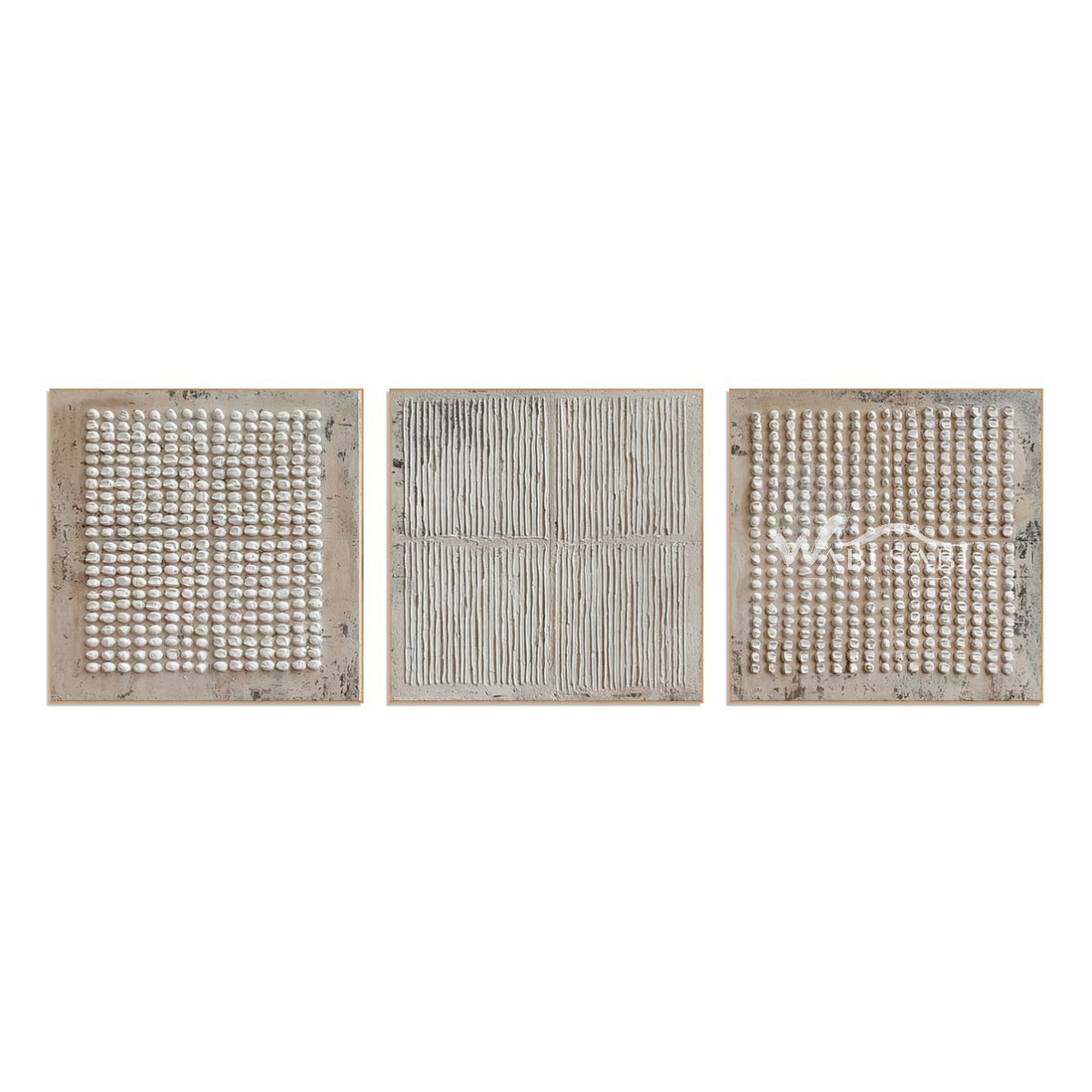 Dots and Fine Lines 3-Piece Set on a white background.