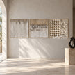 Fine Lines to Open Dots 3-Piece Set shown in an open interior.
