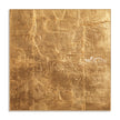 Gold Tone Creased Surface Abstract Painting. Fine creases and mottled patches.