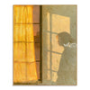 Golden Window Light and Bowed Figure Wall Art. Bowed profile on the right.