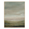Hazy Sage Hills Landscape Painting. Soft overlapping horizon bands.