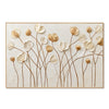 Ivory and Gold Wildflower Stems on a white background.