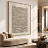 Ivory Ridge Field Abstract Painting shown in a seating area.