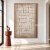 Open Crosshatch Textured Canvas shown in an open interior.
