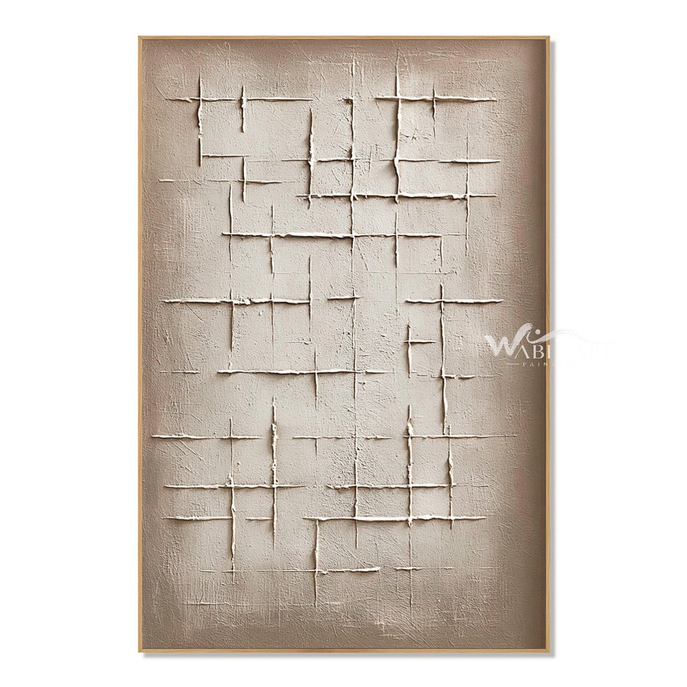 Open Crosshatch Textured Canvas — WS-0258 — artwork view