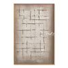 Open Crosshatch Textured Canvas on a white background.