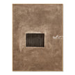 Quiet Aperture Taupe Abstract Art on a white background.