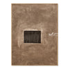 Quiet Aperture Taupe Abstract Art on a white background.