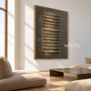 Raised Steps on Charcoal Canvas shown in a seating area.
