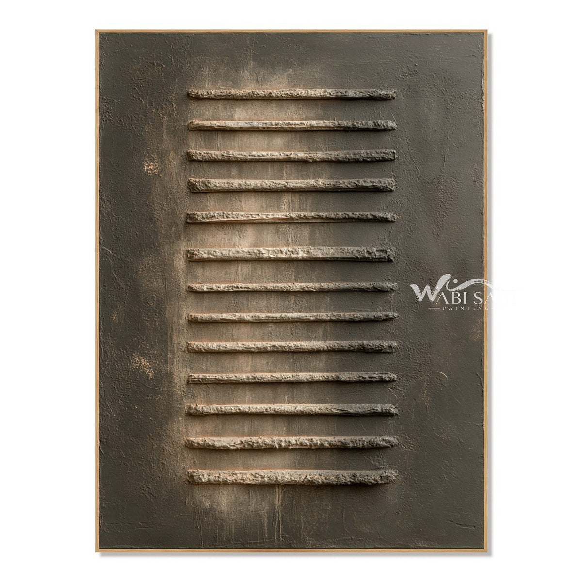Raised Steps on Charcoal Canvas on a white background.