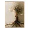 Rooted in Ivory Tree Painting on a white background.
