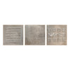 Rounded Dot Field 3-Piece Abstract Set on a white background.