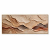 Extra-wide arrangement in sand, terracotta, gray. Sand-colored upper layers.