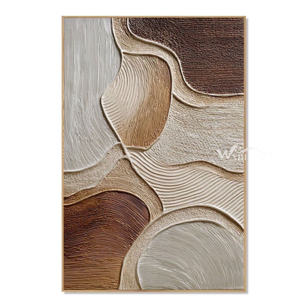 Sandstone Curves Abstract Canvas — WS-0244 — artwork view