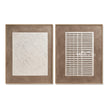 Scratch and Grid Neutral 2-Piece Set on a white background.