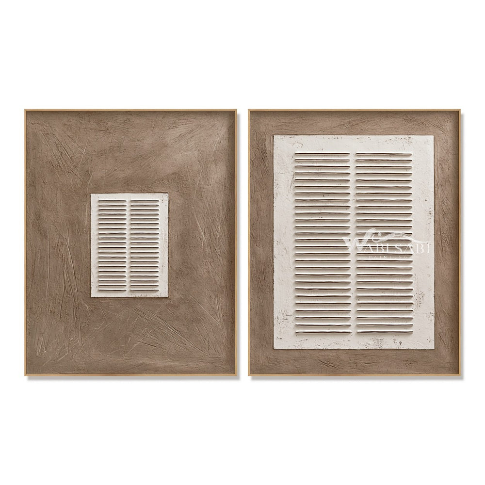 Small and Large Lines 2-Piece Set — WS-0256 — artwork view