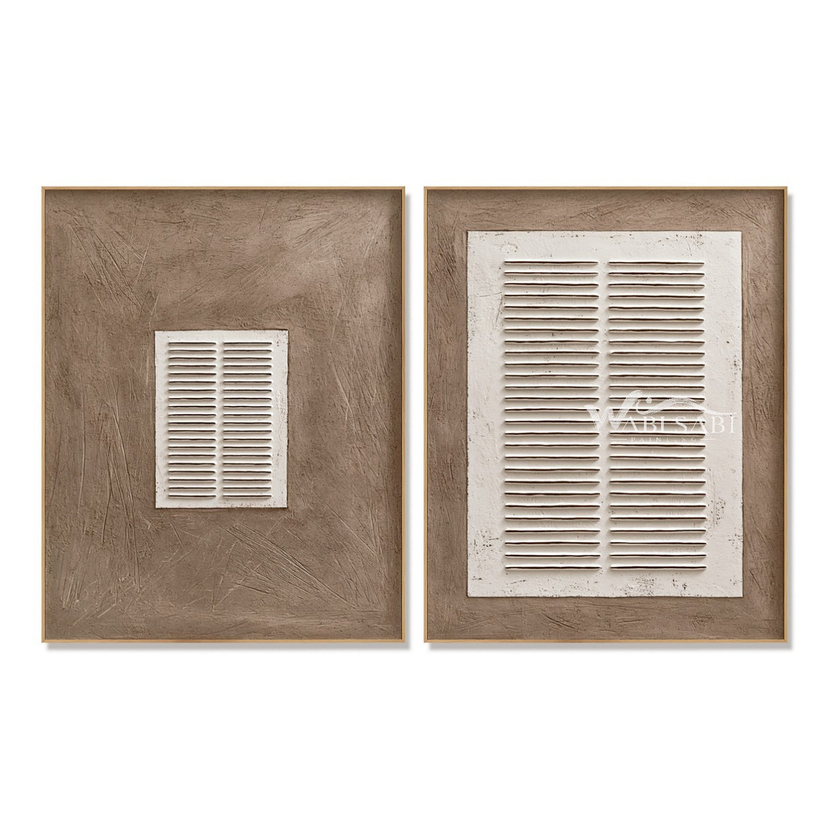 Small and Large Lines 2-Piece Set on a white background.