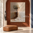 Tree at the Pale Divide Canvas shown in a seating area.