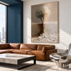 Tree at the Pale Divide Canvas shown above a sofa.