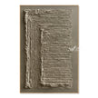 Turning Lines in Taupe Canvas on a white background.