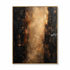 Wide gold-colored center in black, gold, brown. Irregular dark borders.
